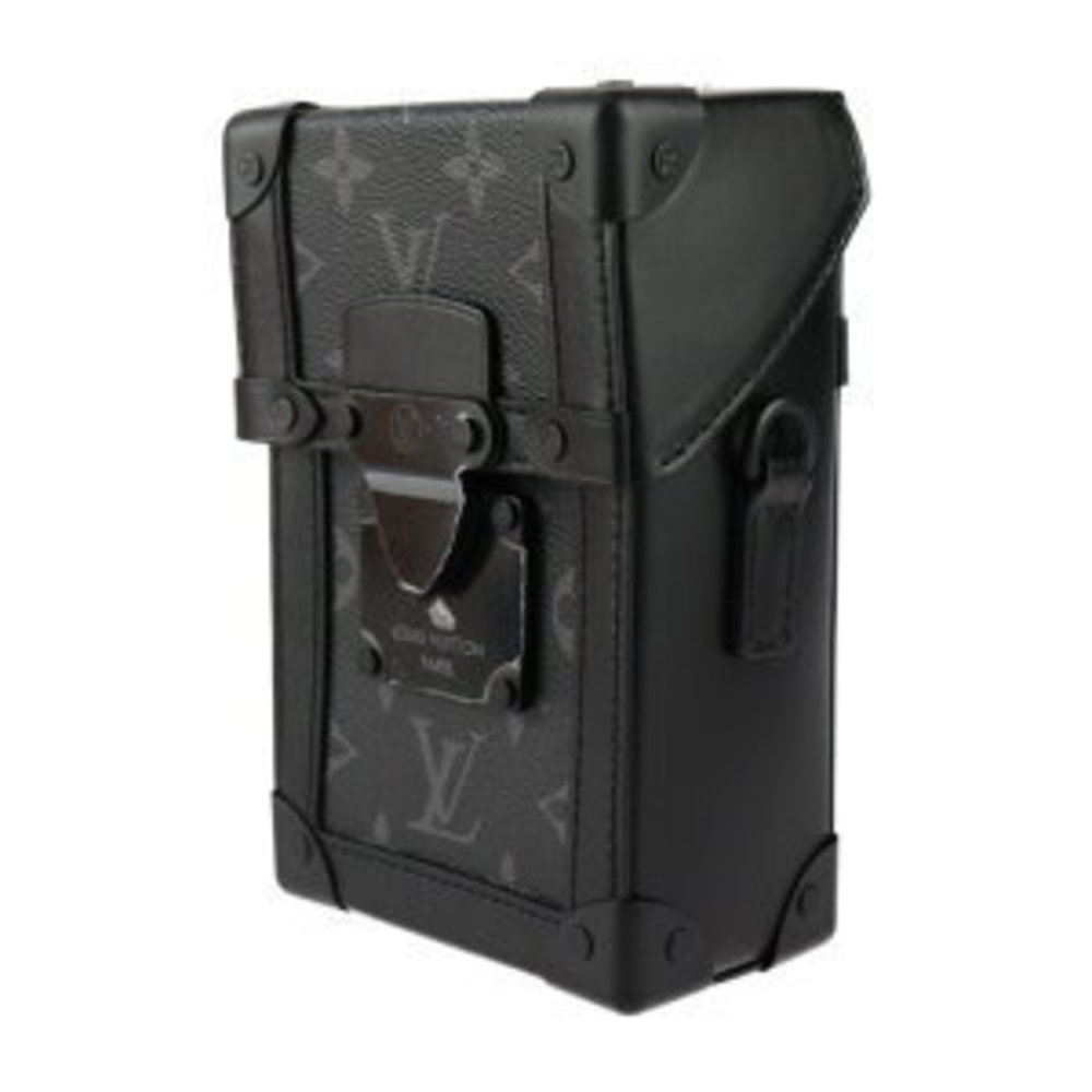 Louis Vuitton Eclipse Black Bag Trunk Wearable Wallet Vertical Black Shoulder